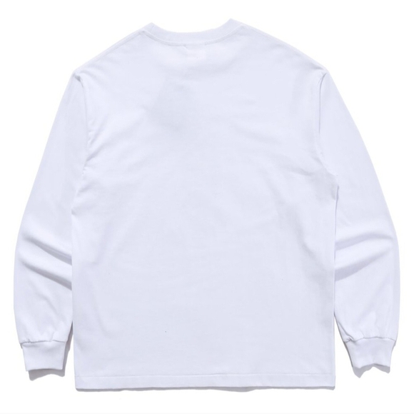 A Bathing Ape Men College White Long Sleeve Tee SIze XXL ( NWT) - Picture 2 of 2